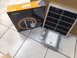 100W Solar Flood Light na CCTV Camera ya WiFi