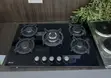 Hisense 75cm Hob ya Vichomeo 5 vya Gesi - Nyeusi - 1