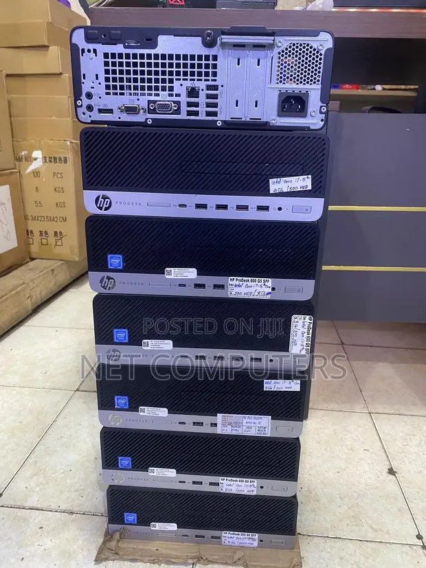 Kompyuta ya Mezani HP ProDesk 600 G4 - Intel Core i5, 8GB RAM, 500GB HDD - 1