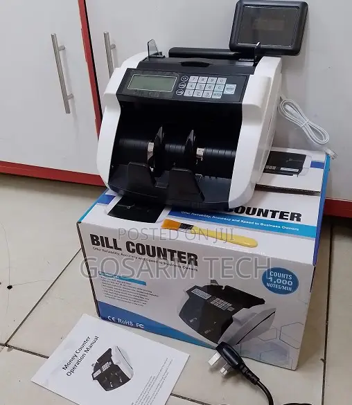 Cash Counting Machine with Fake Note Detector - Brand New - 1