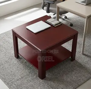 Office Mahogany Coffee Table - Modern Center Table