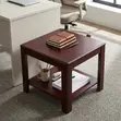 Office Mahogany Coffee Table - Modern Center Table - 5