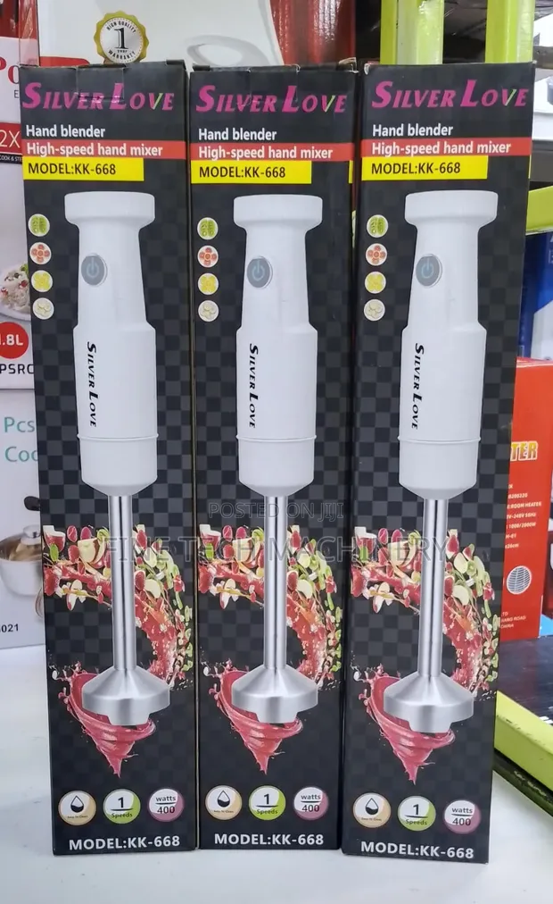 Silver Love Hand Blender - 1