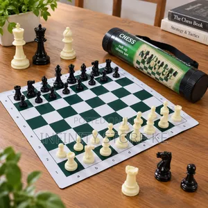 Seti ya Chess Inayoweza Kukunjwa - Bodi Portable 30x30cm