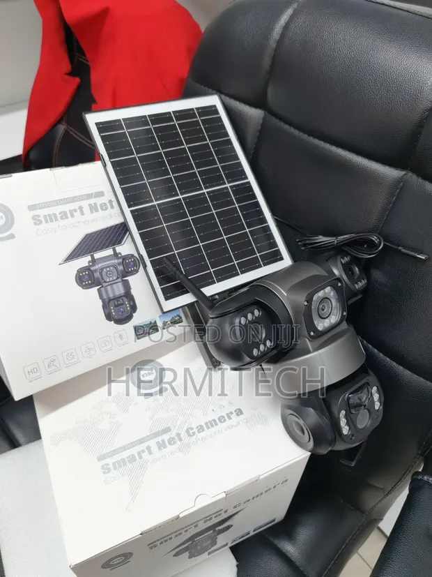 Triple Lens Solar 4G CCTV for Remote Property - 1