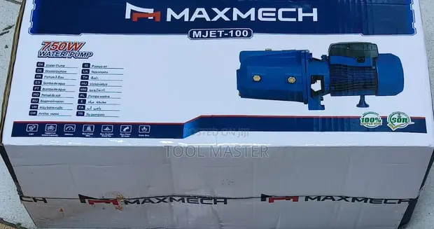 Maxmech 750W/1HP Mjet-100 Booster Water Pump - 1