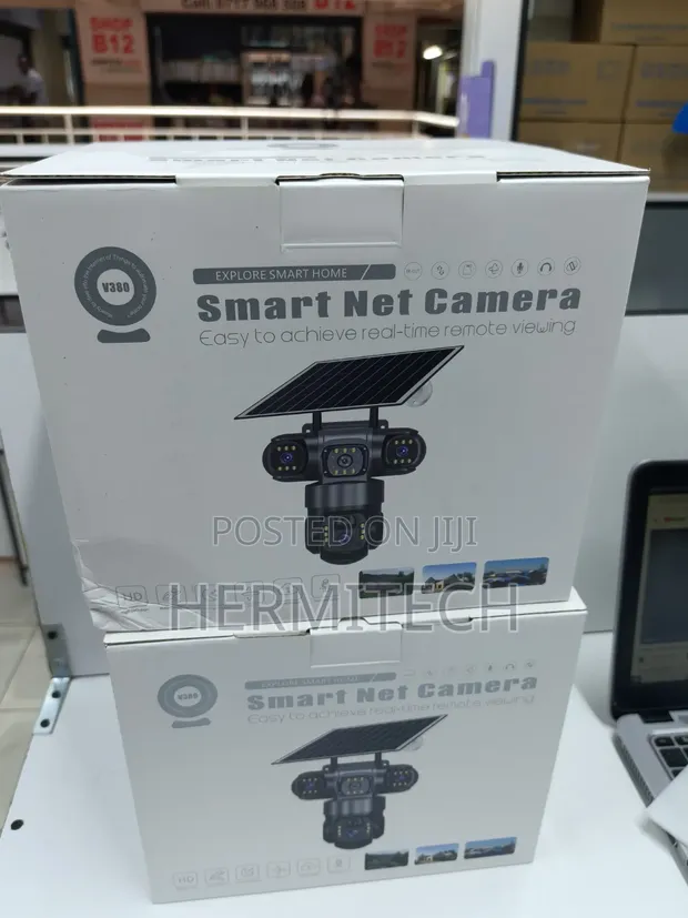 Triple Lens 4G Solar CCTV with Motion Detection & Night Vision - 1