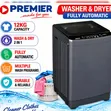 Premier 12kg Fully Automatic Top Load Washer Dryer - 1