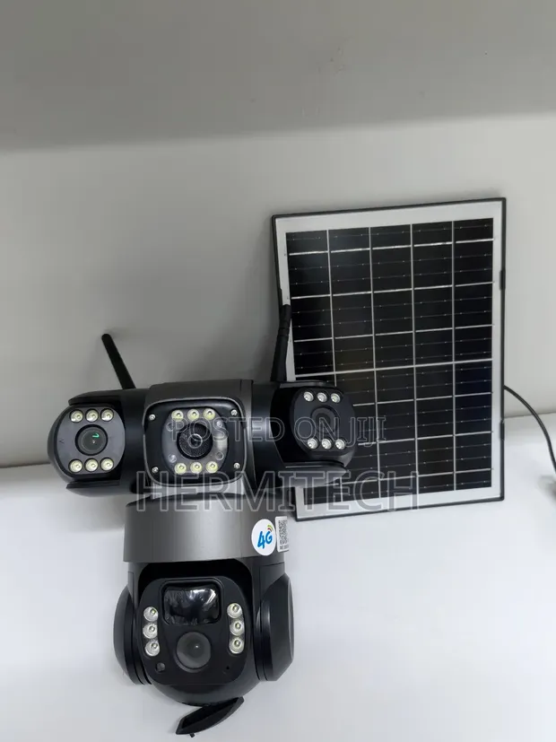 Triple Lens 4G Solar CCTV for Farms - 1