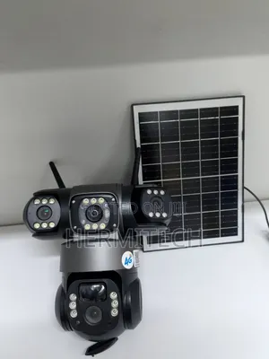 CCTV ya Solar ya 4G yenye Lensi Tatu kwa Mashamba