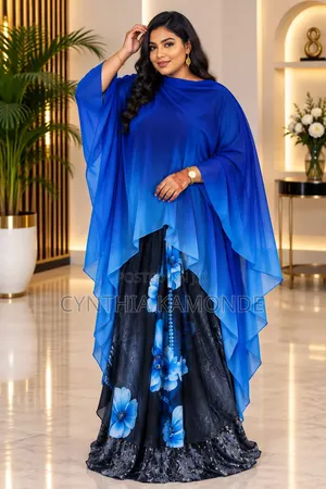 Set ya Harusi ya Bi. Harusi - Maxi Dress Rangi Nyingi