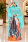 Set ya Harusi ya Bi. Harusi - Maxi Dress Rangi Nyingi - 3