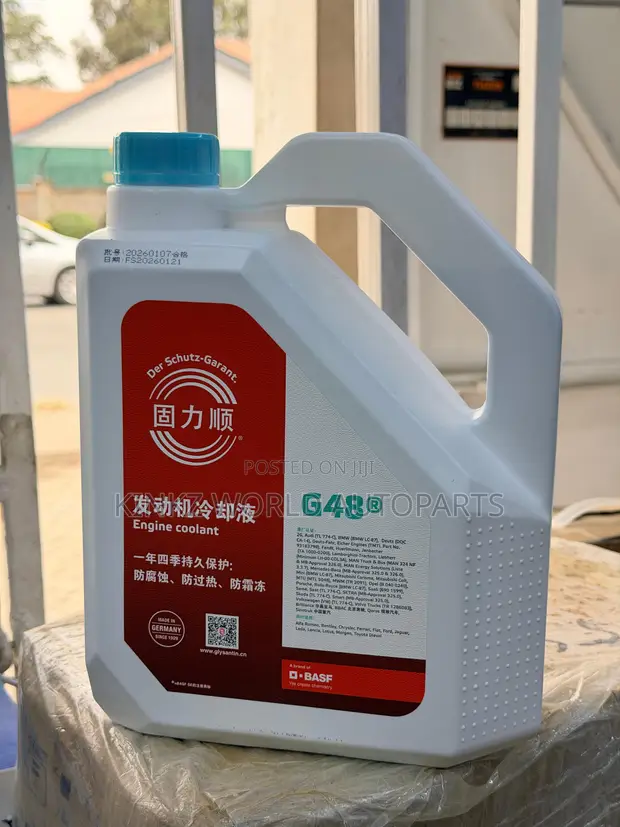 Glysomtin G48 Antifreeze Coolant 4L for BMW, Volvo, Mercedes, Tesla - 1