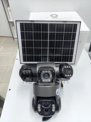 Triple Lens 4G Solar CCTV Camera for Outdoor Surveillance