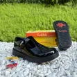 Girls' School Shoes - Crab Wet Look - 1