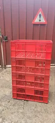 Red Rok Plastic Crates - Mpya Kabisa - 2