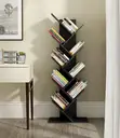 Rafu ya Vitabu ya Ofisi ya Mbao 8-Tier - 4