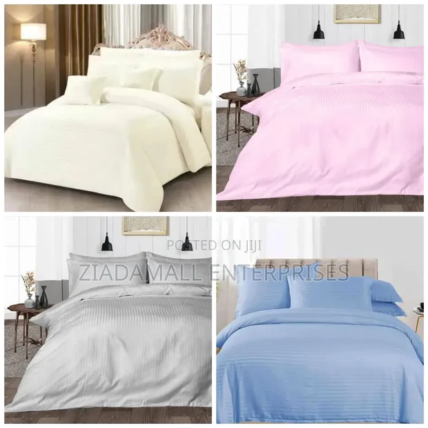 Set ya Duvet Cover yenye Michirizi (Saizi ya Queen) - 1