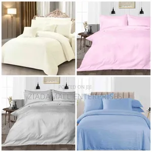 Set ya Duvet Cover yenye Michirizi (Saizi ya Queen)