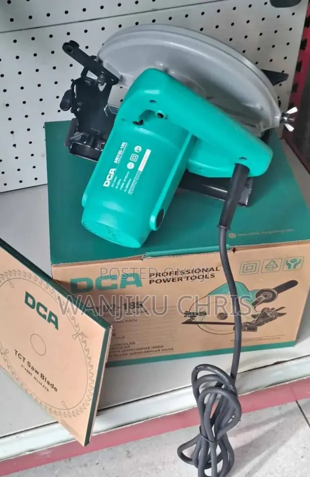 DCA 1100W 7-Inch Circular Saw yenye Blade ya 185mm - 1