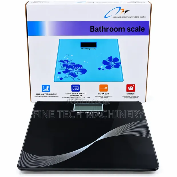 Digital Bathroom Scale - Uwezo wa 180KG - 1