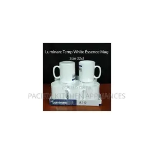 Seti ya Luminarc 32cl ya Vikombe vya Ceramic - Nyeupe