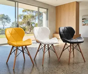 Viti vya Kisasa vya Dining vya Mtindo wa Eames (Brown)