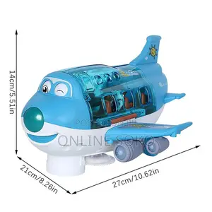 360° Automatic Kids Bump N Go Airplane Toy - Light-Up