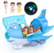 360° Automatic Kids Bump N Go Airplane Toy - Light-Up - 2