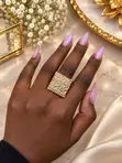 Pete Kubwa za Statement - Gold-Plated Stainless Steel - 2