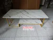 Executive White Marble Coffee Table - 2