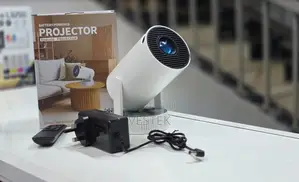 HY300 Portable Android Projector with Rotating Stand