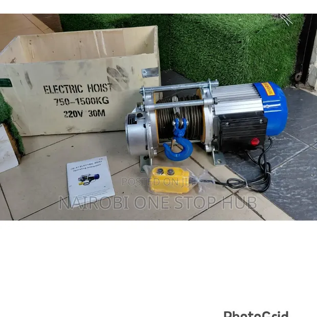 Electric Chain Hoist 1.5 Tonne Mpya - 1