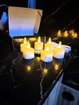 6pc Rechargeable LED Candles with Remote - 2