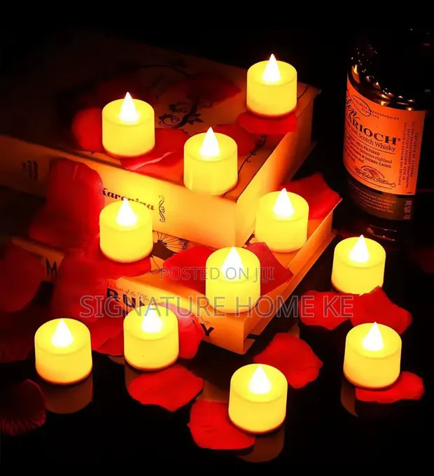 24 Pcs LED Tea Light Candles - 1