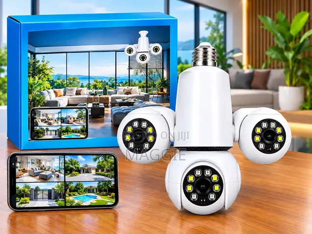 E36 3-Lens WiFi Bulb Camera - 1