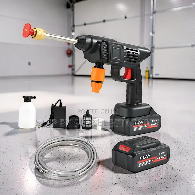 96V Cordless Rechargeable Pressure Washer Gun - 1