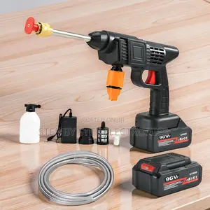 96V Cordless Rechargeable Pressure Washer Gun