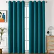 Plain Curtain Set - 3 Piece - 2