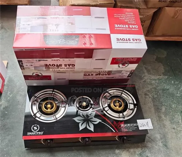 Smartpro 3 Gas Burner with Glass Top - 1