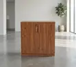 Credenza ya Ofisi ya Mbao Milango 2 - 3