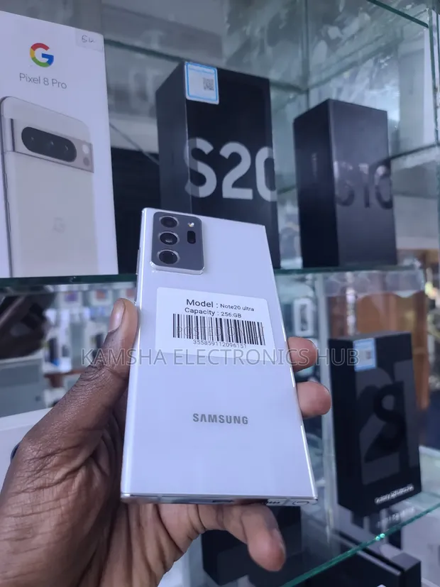 Samsung Galaxy Note 20 Ultra 256GB Nyeupe - 1