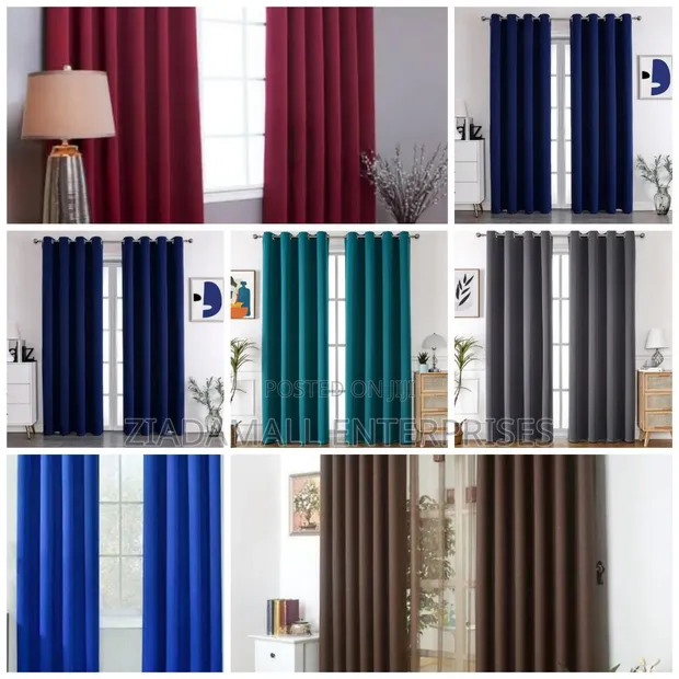 Seti ya Pazia 3pc - Pazia 2x 1.5m, 1x 3m Sheer - 1
