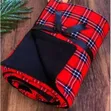 Maasai Shuka ya Premium na Fleece - 1