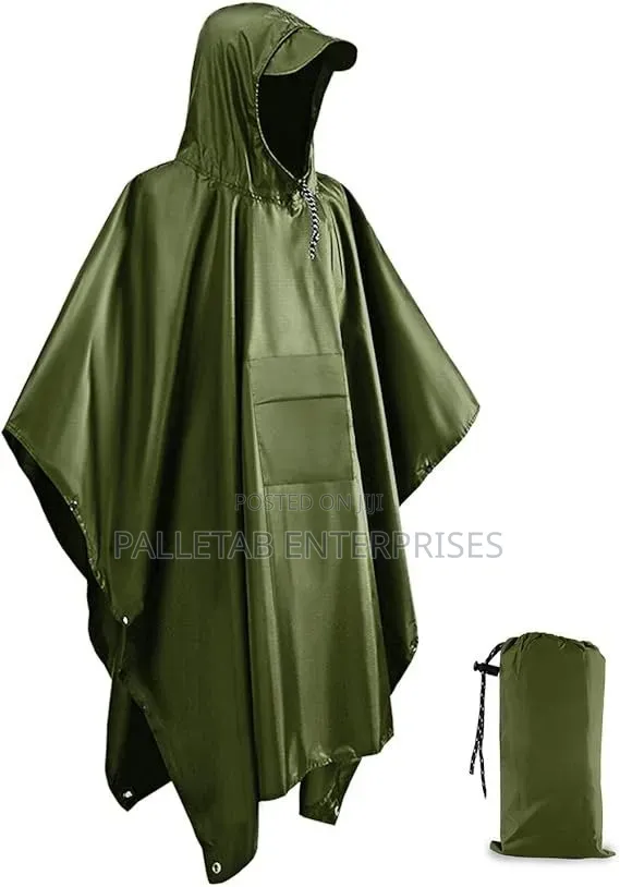 Rain Coat Ponchos for Hiking & Outdoors - 1