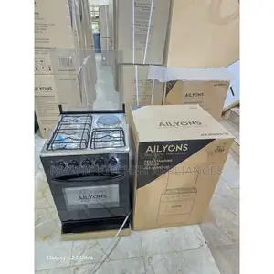 Ailyons 60x60cm Gas Cooker with Electric Oven (3+1 Hotplate)