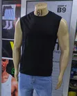 T-Shirt za Vest za Wanaume Plain - 3