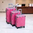 3-Piece Unbreakable Hardshell Suitcase & Briefcase Set - 1
