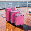 3-Piece Unbreakable Hardshell Suitcase & Briefcase Set - 2