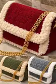Handbags Handmade - Mifuko Migumu ya Trendy yenye Mnyororo wa Dhahabu - 2